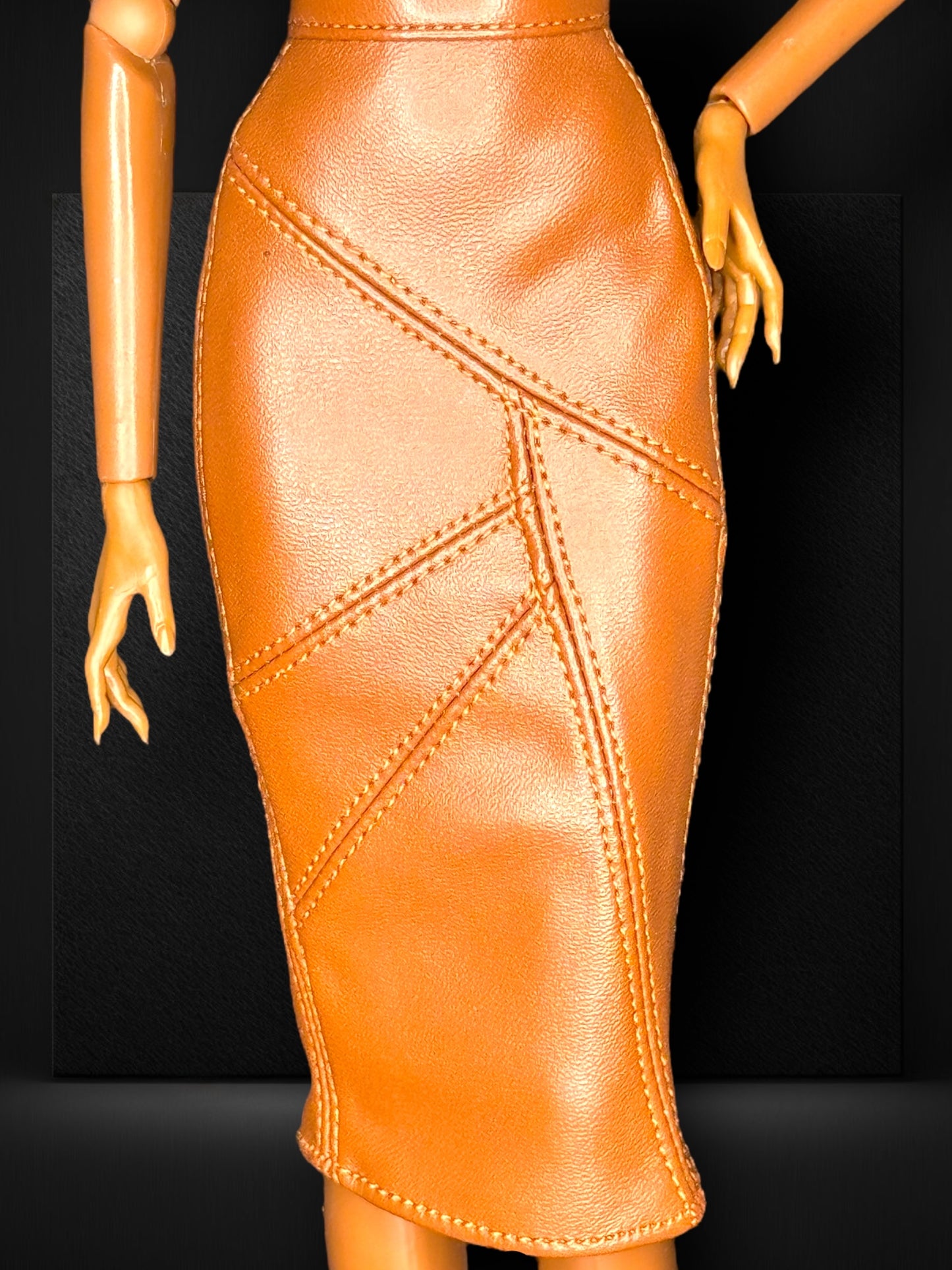 Leather Pencil Skirt