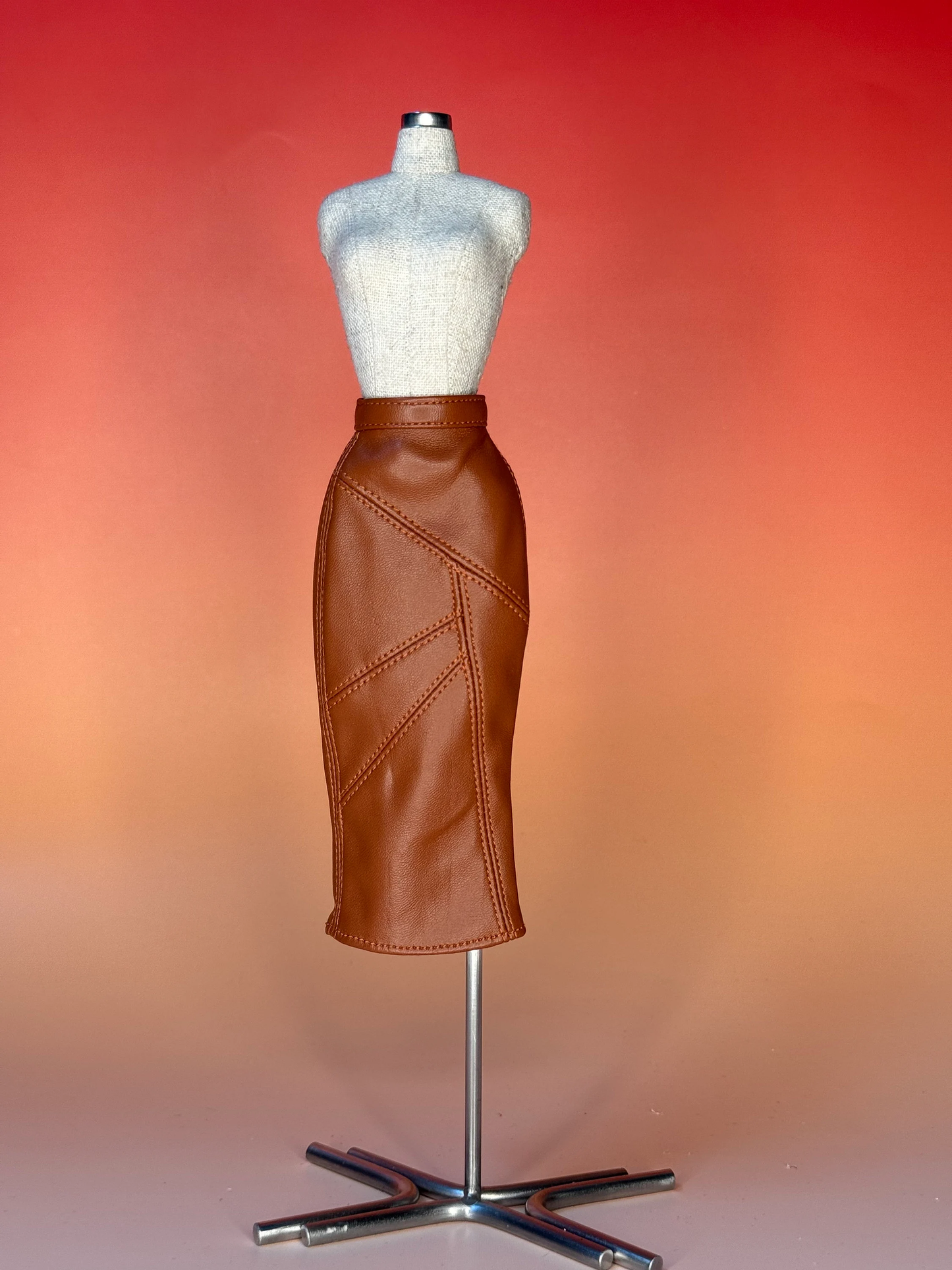 Leather Pencil Skirt